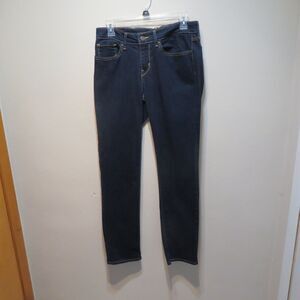 Women's Levi's 712 Slim Dark Blue Size 30 x 30.5